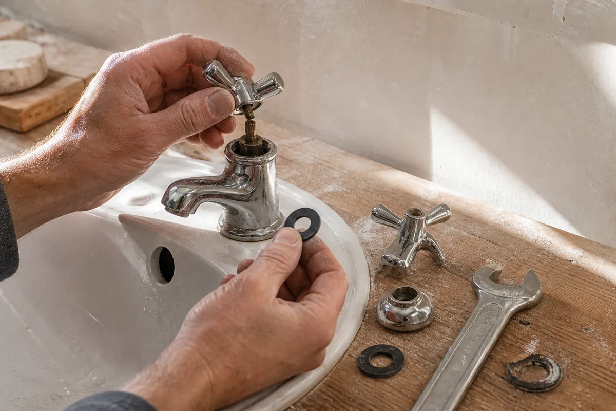 Remplacer un joint de robinet, étape par étape